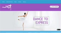 Desktop Screenshot of centerstagedanceschool.com