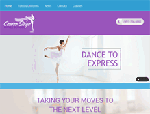 Tablet Screenshot of centerstagedanceschool.com